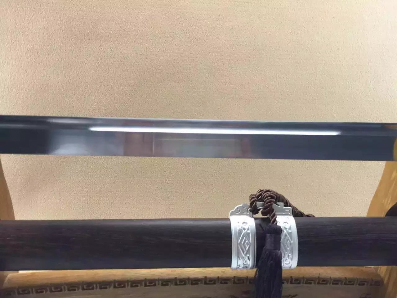 Wolong sword,High manganese steel,Rosewood scabbard,Alloy fitting,Length 39 inch - Chinese sword shop