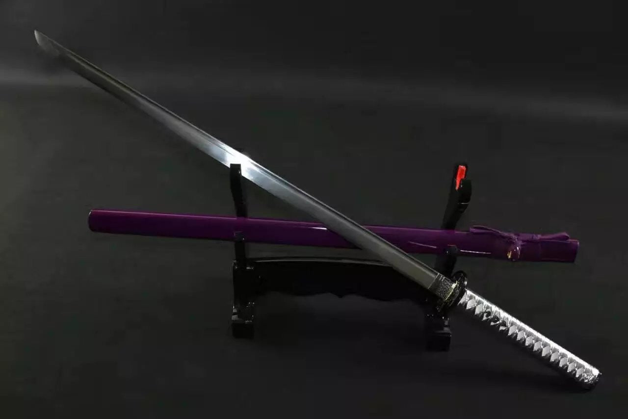 Ninja samurai Sword,Medium carbon steel,Paint scabbard,Alloy fitting,Full tang - Chinese sword shop