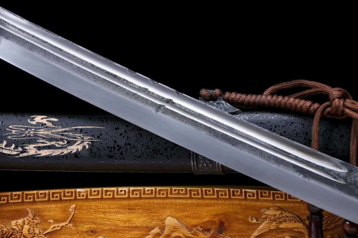 Qing dao sword Forged high carbon steel blade Alloy fittings,LOONGSWORD