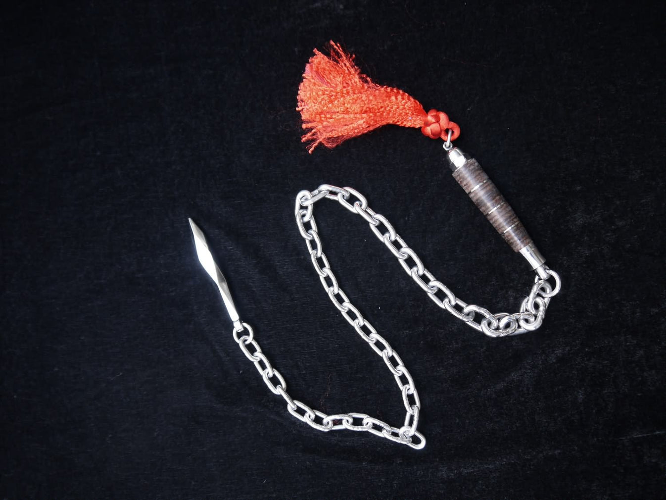 Rope dart,Cowhide handle,Stainless steel,Chinese martial arts equipmen