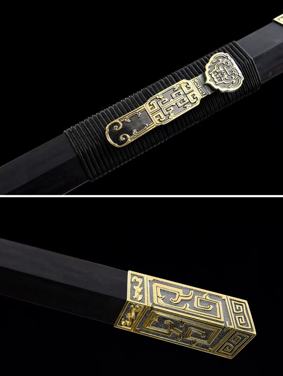 Ruyi jian Sword Forged High Carbon Steel Etch Blade Chinese Sword