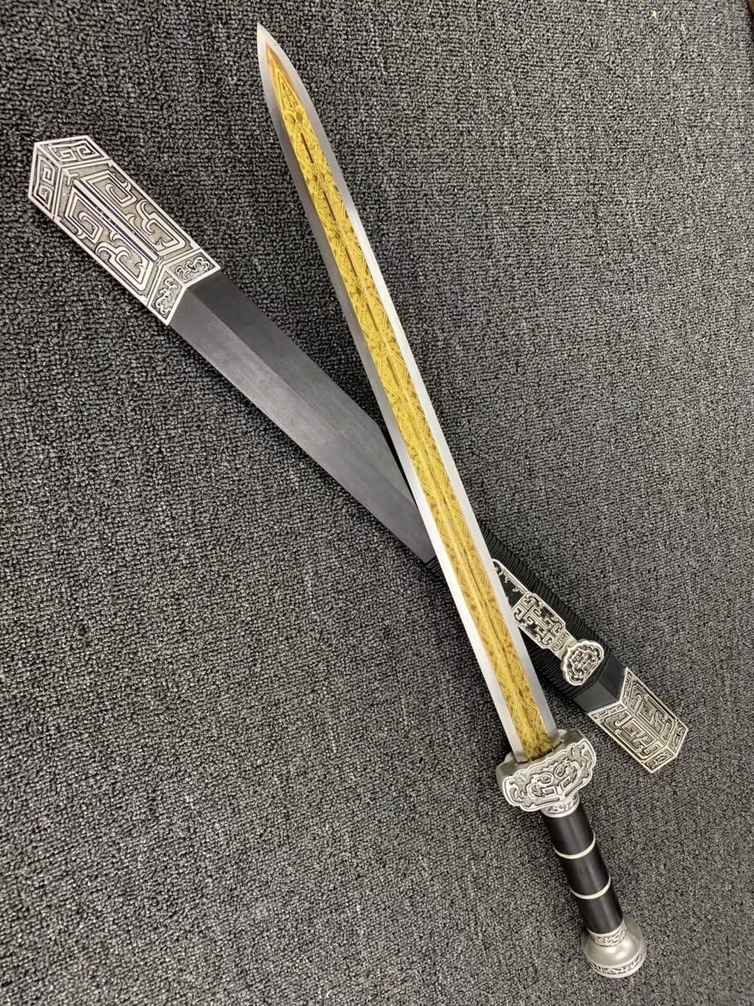 Ruyi jian sword,Handmade(High carbon steel etch blade,Kirstie fittings)Sharp - Chinese sword shop