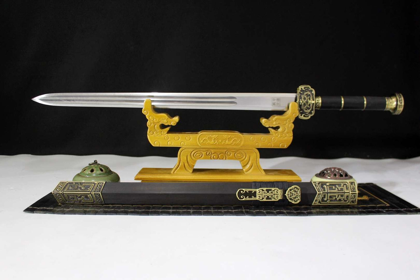 Ruyi jian sword,High carbon steel blade,Zinc alloy fittings - Chinese sword shop