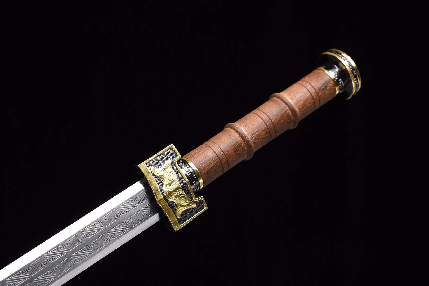 Ruyi dagger sword,High carbon steel etch blade,Alloy fittings - Chinese sword shop