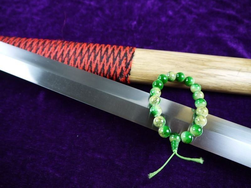 Tang sword/Medium carbon steel blade/Rosewood scabbard/Full tang - Chinese sword shop
