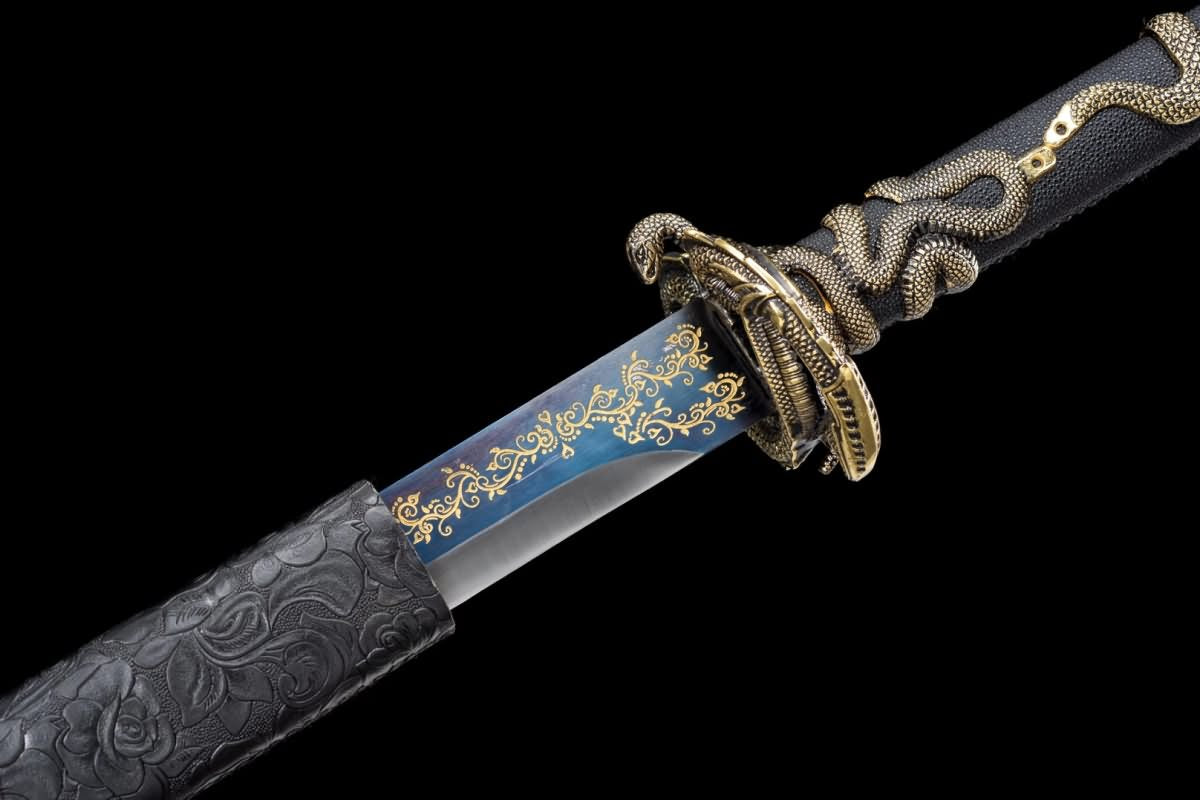 Coiling Dragon Saber,Forged High Carbon Steel Blade