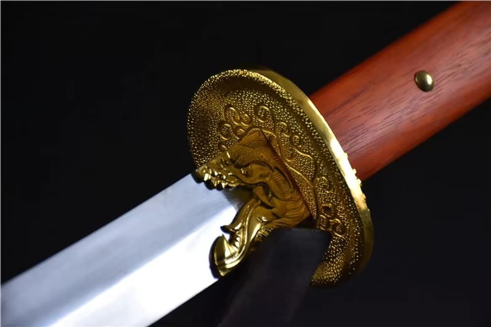 Broadsword(High carbon steel blade,Redwood scabbard)Full tang&Handmade art - Chinese sword shop