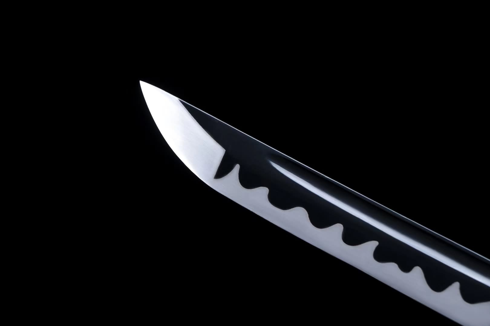 Samurai sword,High carbon steel black blade,Cut tree - Chinese sword shop