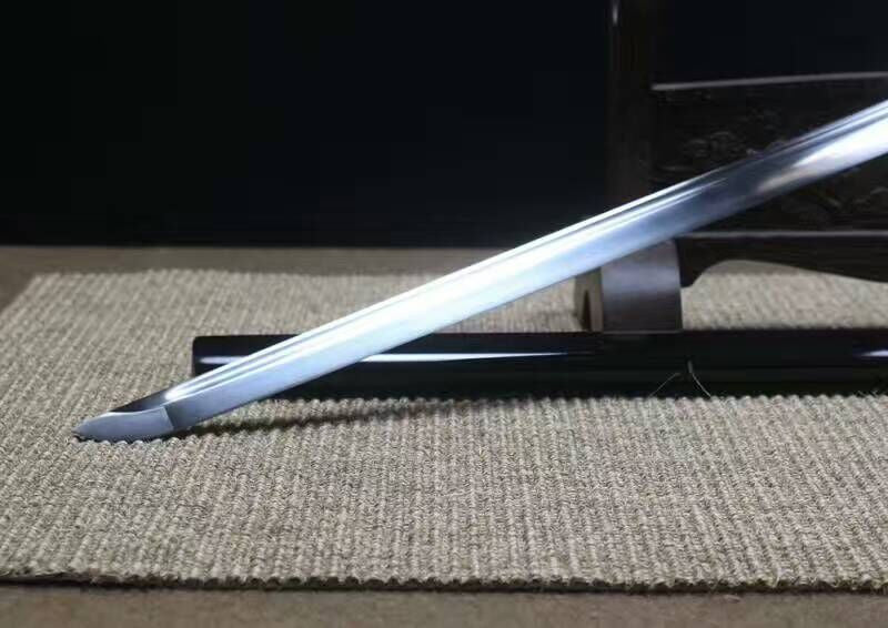 Ninja samurai Sword,High manganese steel,Black scabbard,Alloy fitting,Full tang - Chinese sword shop