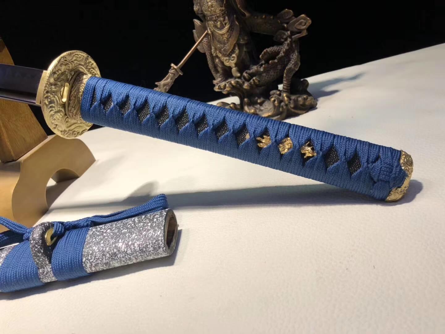 Surf katana,High carbon steel blue blade,Solid wood - Chinese sword shop