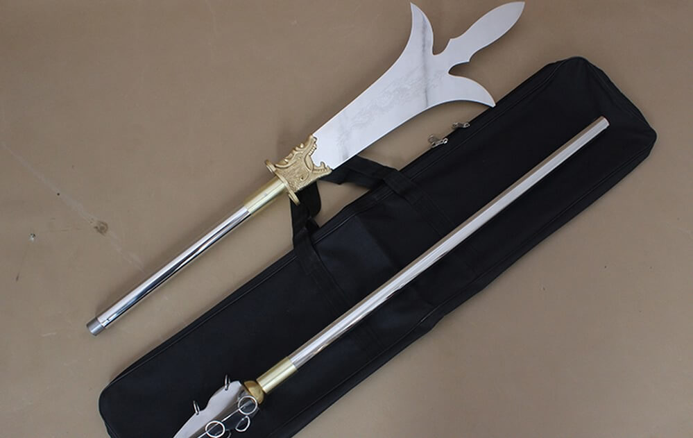 Trident,spear,Stainless steel spearhead and rod - Chinese sword shop
