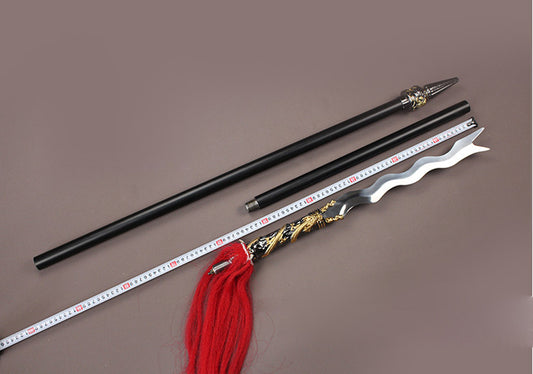 Zhang eight snake spear/Stainless steel Spearhead and rod - Chinese sword shop