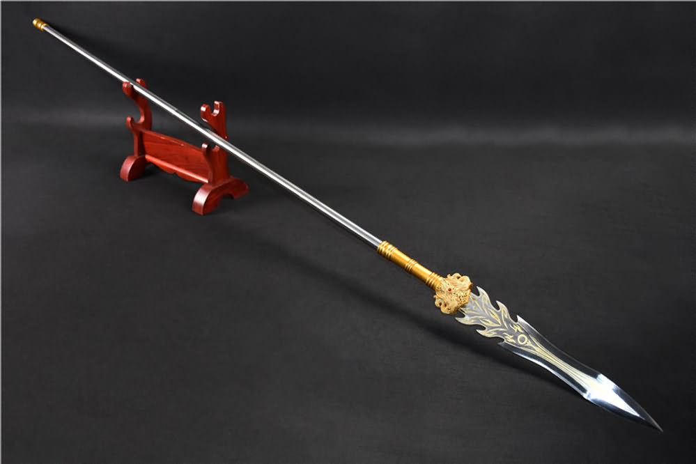 Halberd Weapon Spear,Handmade,High Carbon Steel Blade,Battle Ready Lance…