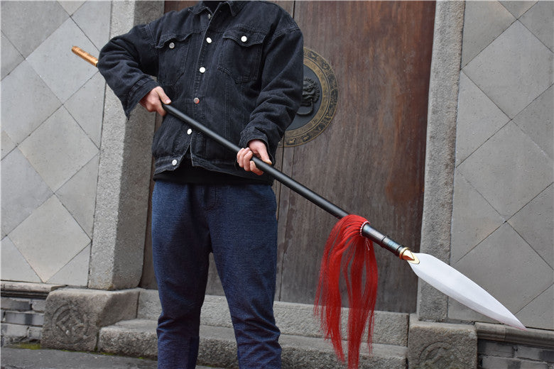 Chinese Spear,Forged High Carbon Steel Blade,Battle Ready - Chinese sword shop