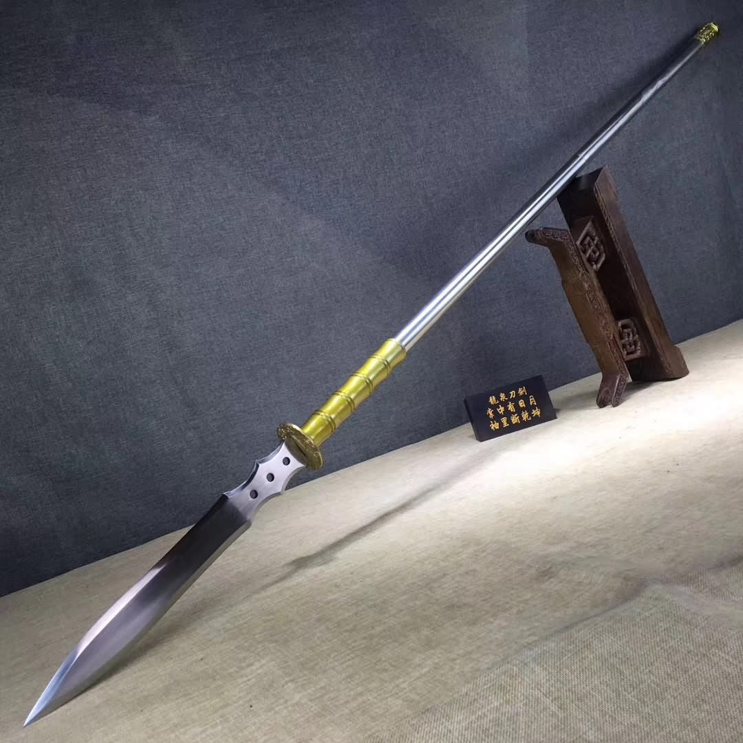 Overlord spear,Lance,High carbon steel Spearhead,Handmade - Chinese sword shop