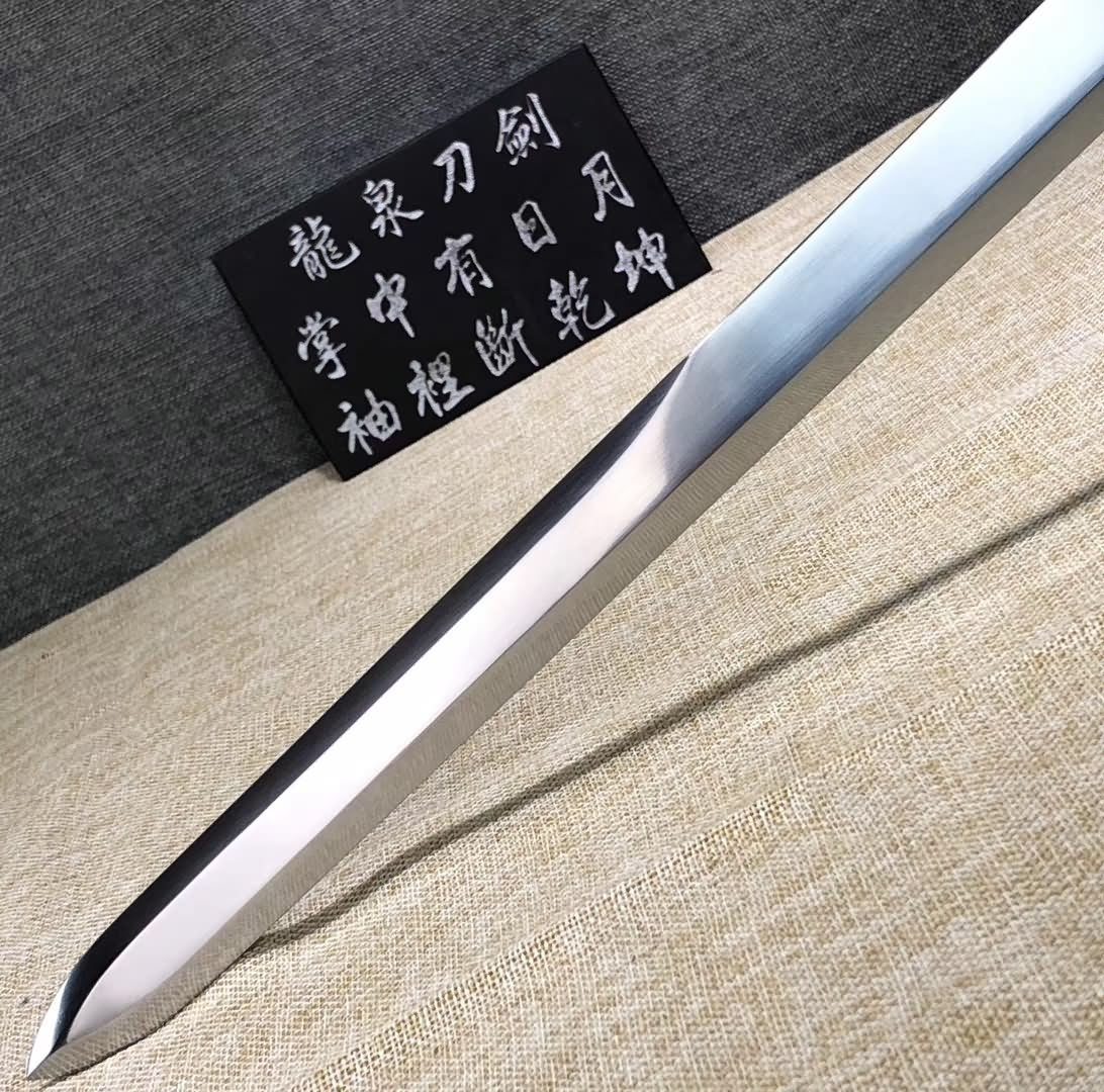 Tang jian sword,Handmade(High carbon steel,Brass fittings)Full tang - Chinese sword shop