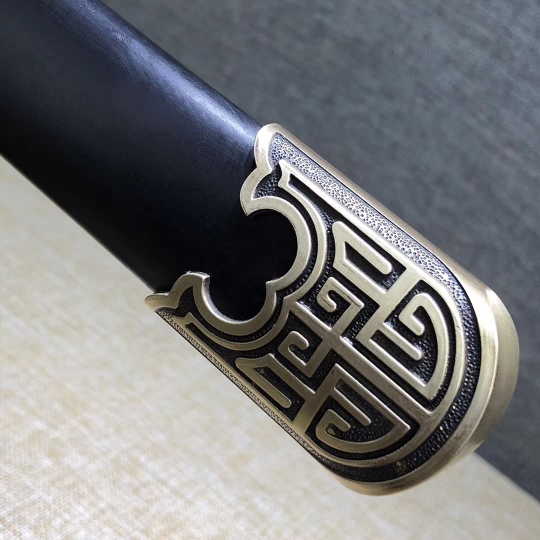Tang jian sword,Handmade(High carbon steel,Brass fittings)Full tang - Chinese sword shop