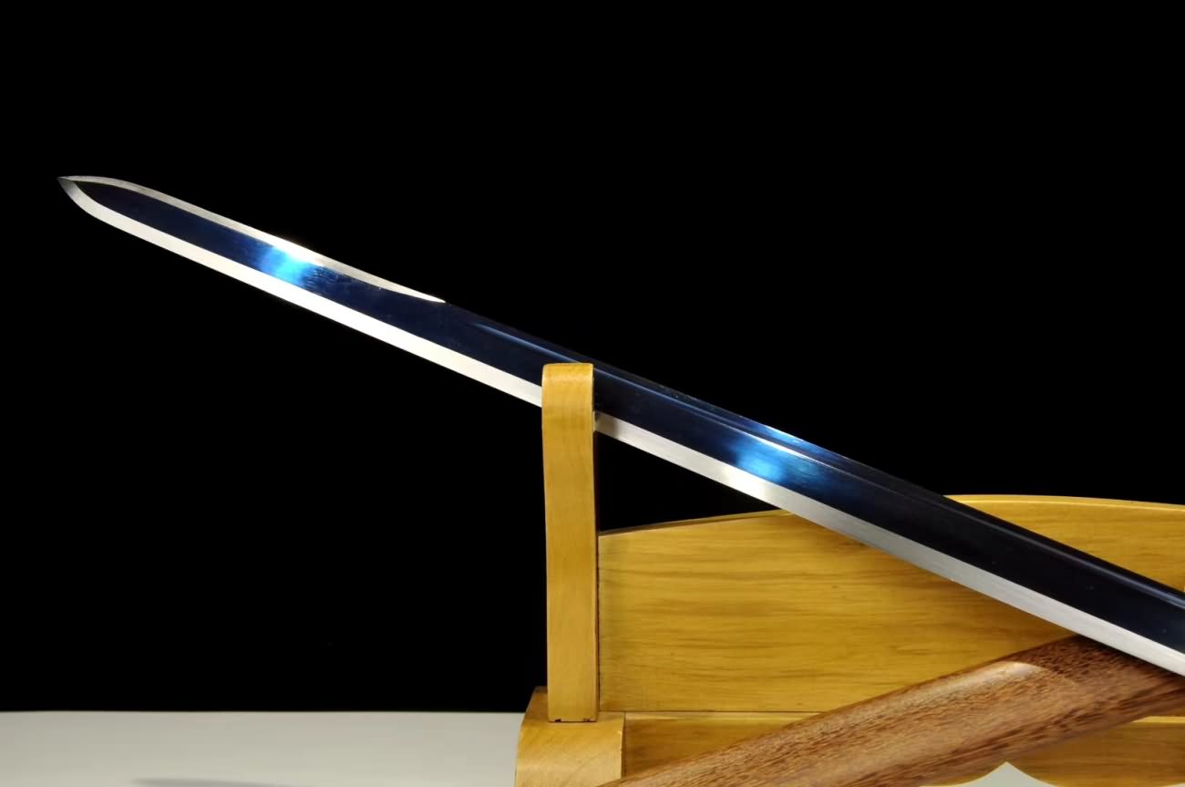 Tang jian sword Forged High Carbon Steel Blue Blade