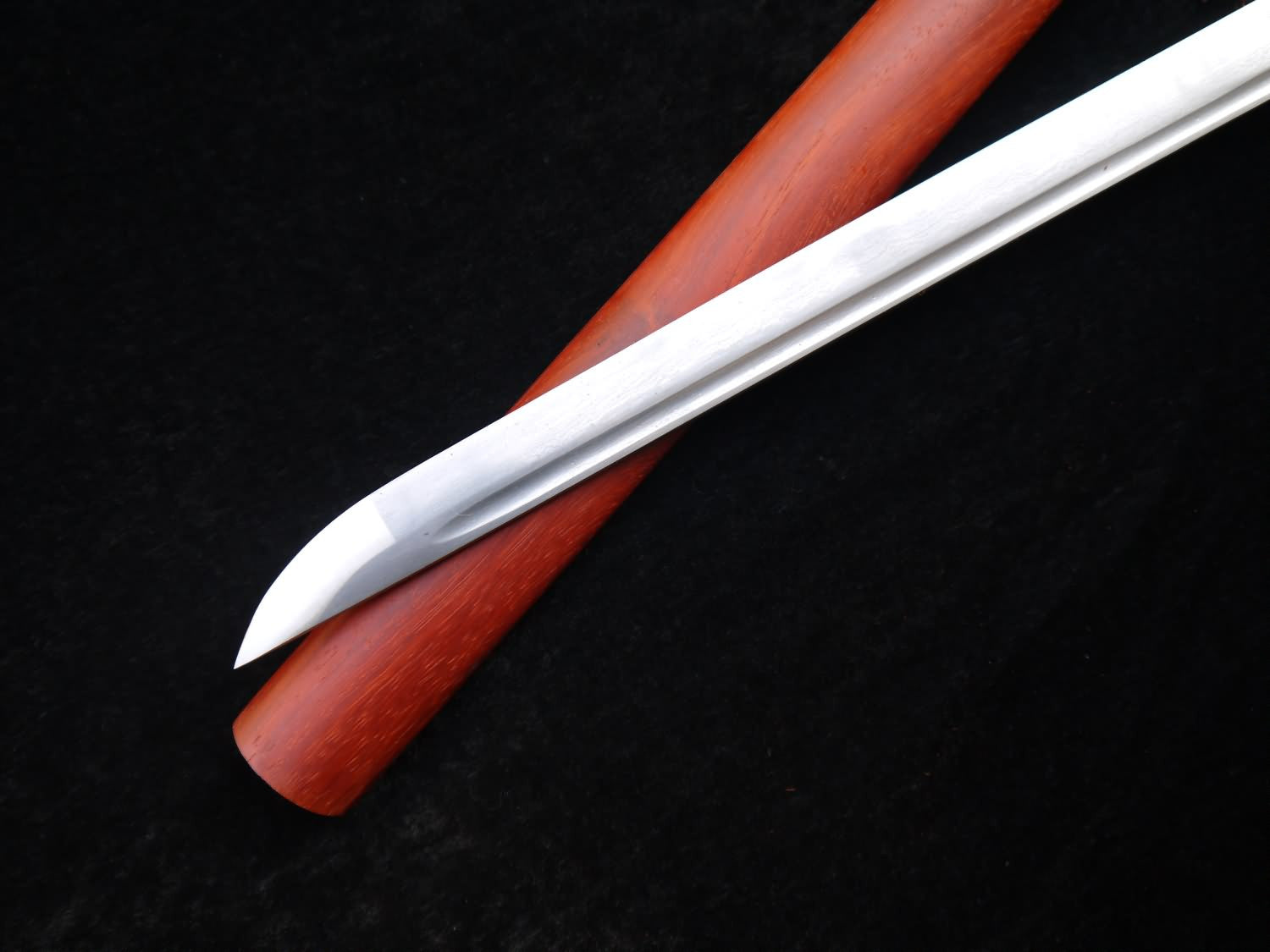 Tang sword,Folded steel,Redwood scabbard,Full tang,Length 39" - Chinese sword shop