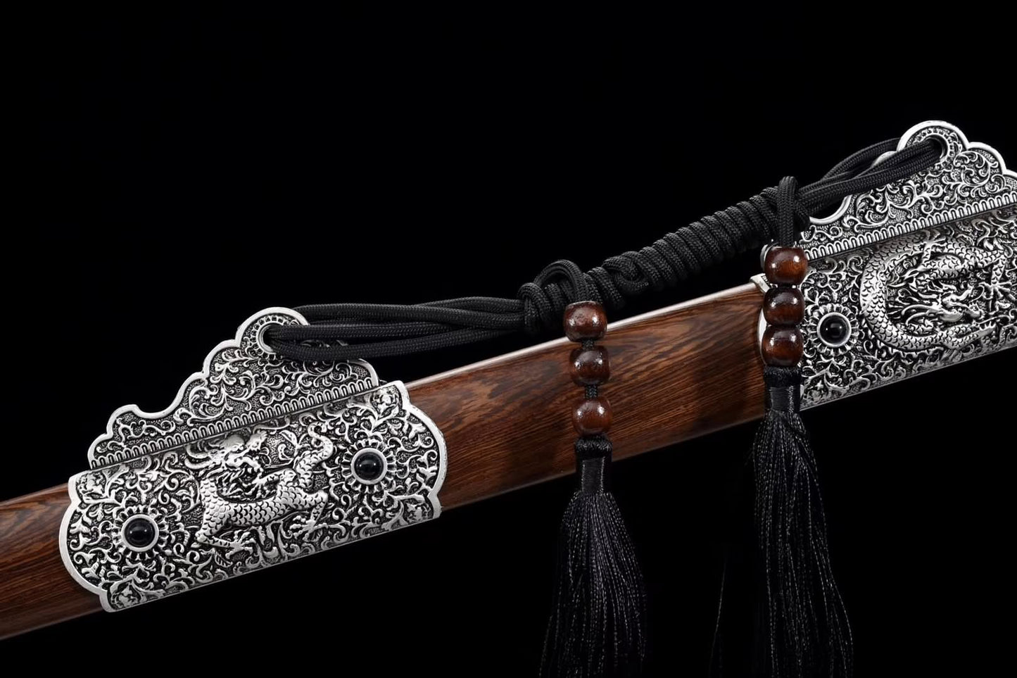 Tang dao,Handmade high carbon steel blade,Rosewood,Kirsite - Chinese sword shop