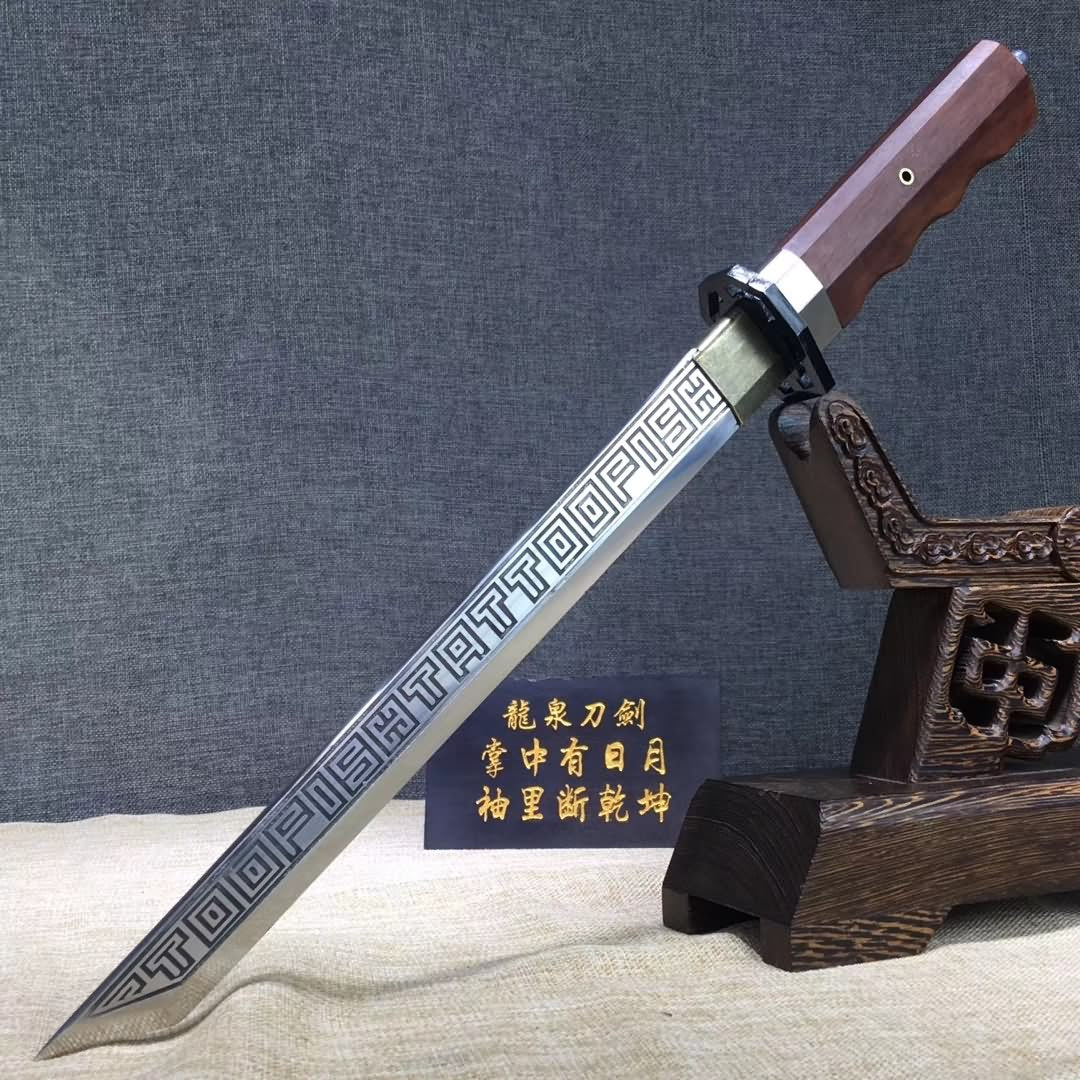 Tang dao,dagger,High carbon steel etch blade - Chinese sword shop