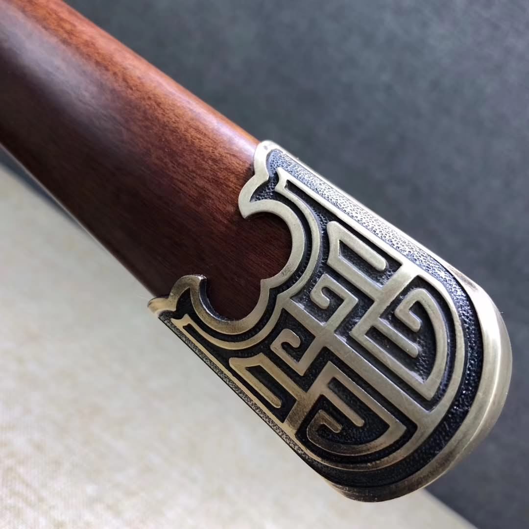 Tang dao,Handmade(High carbon steel blade,Brass)Sharp,Full tang - Chinese sword shop