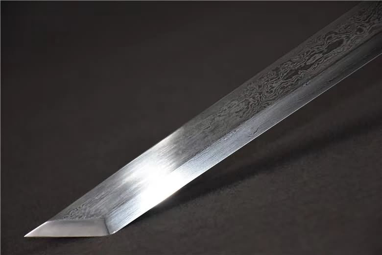 Tang dao sword,Damascus steel blade,Brass fittings - Chinese sword shop