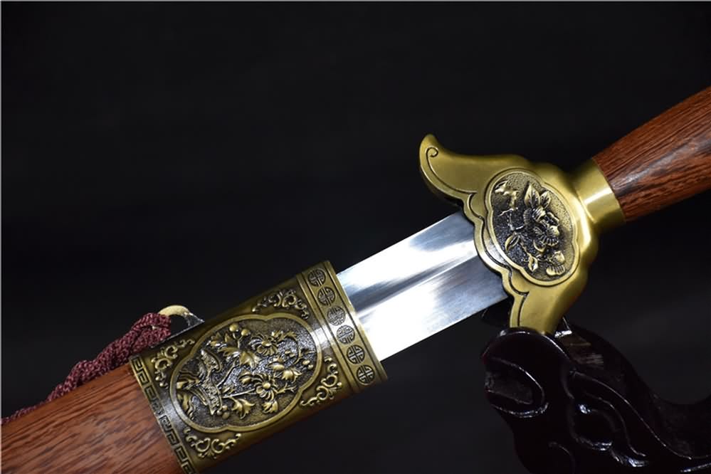 Training sword,Stainless steel blade,Rosewood scabbard - Chinese sword shop