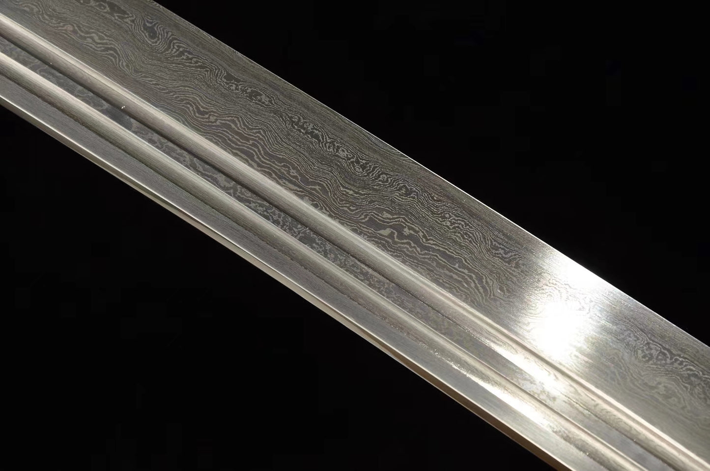 Astro Knife,Sabre,Hand Forged,Damascus Steel Blade,Brass,Redwood - Chinese sword shop