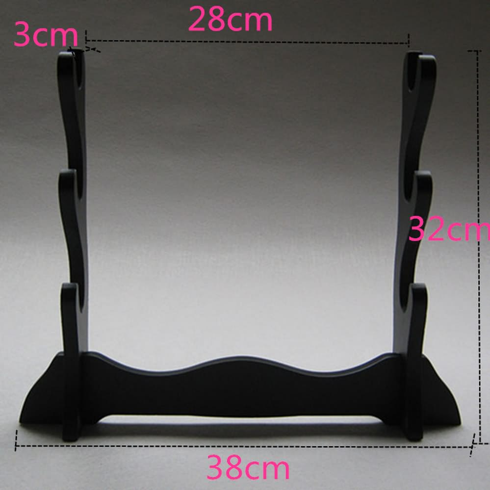 Chinese sword Wooden shelf Table Stand for Katana, Sword Table Display Holder solid wood - Chinese sword shop