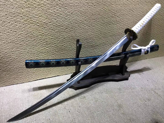 Samurai sword(Medium carbon steel bade,Wood scabbard,Alloy fittings)Length 39" - Chinese sword shop