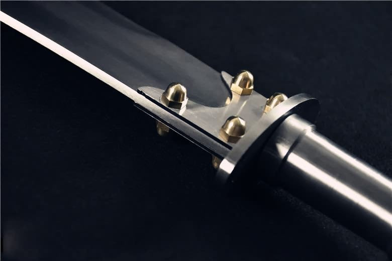 Guan Gong,Moon Broadsword/High carbon steel blade,Stainless steel rod - Chinese sword shop