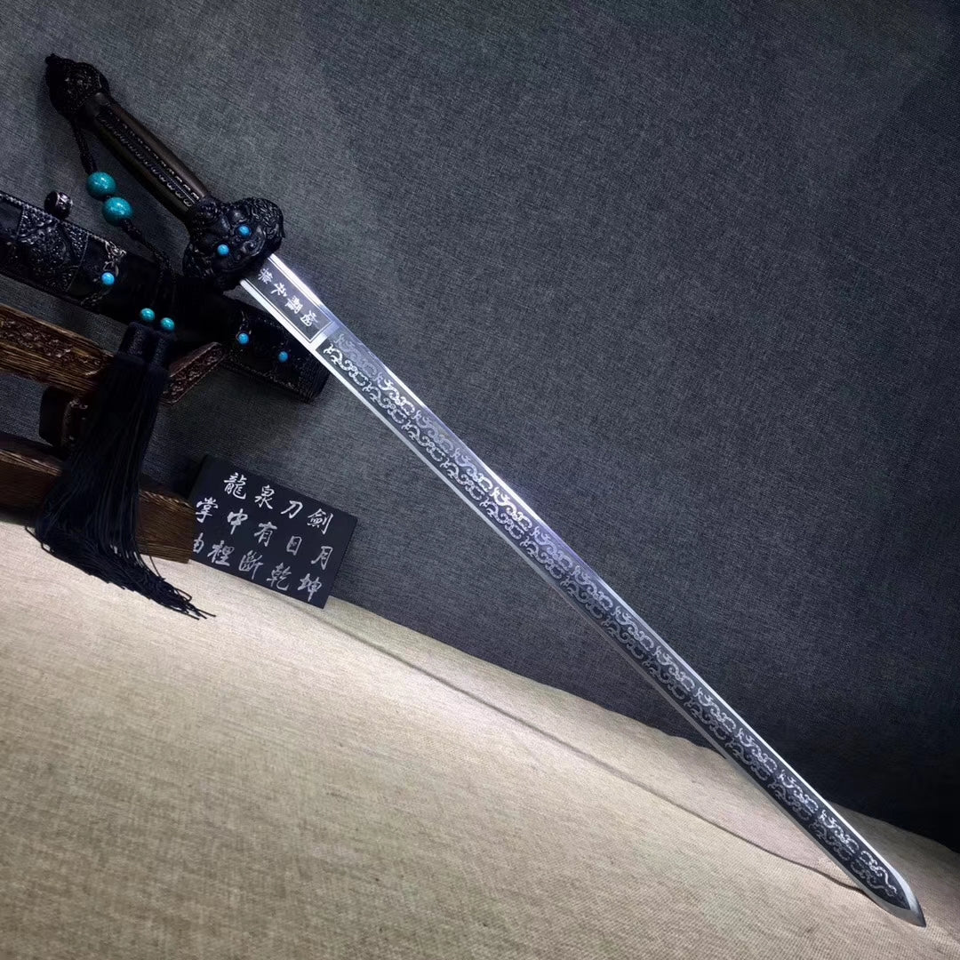 Yongle jian sword,Medium carbon steel blade,Alloy - Chinese sword shop