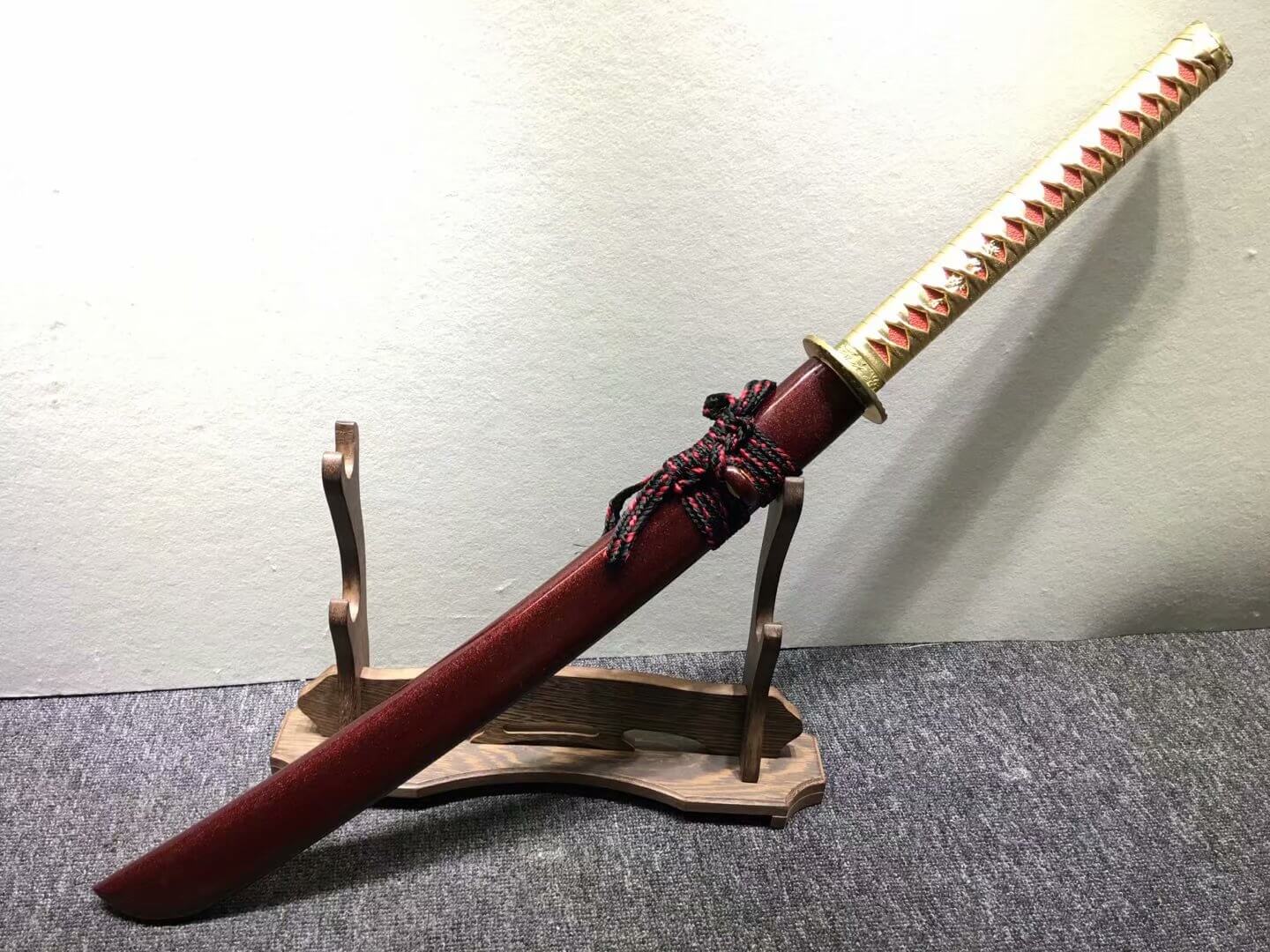Horse chopping sword,Katana,High carbon steel blade,Brass - Chinese sword shop