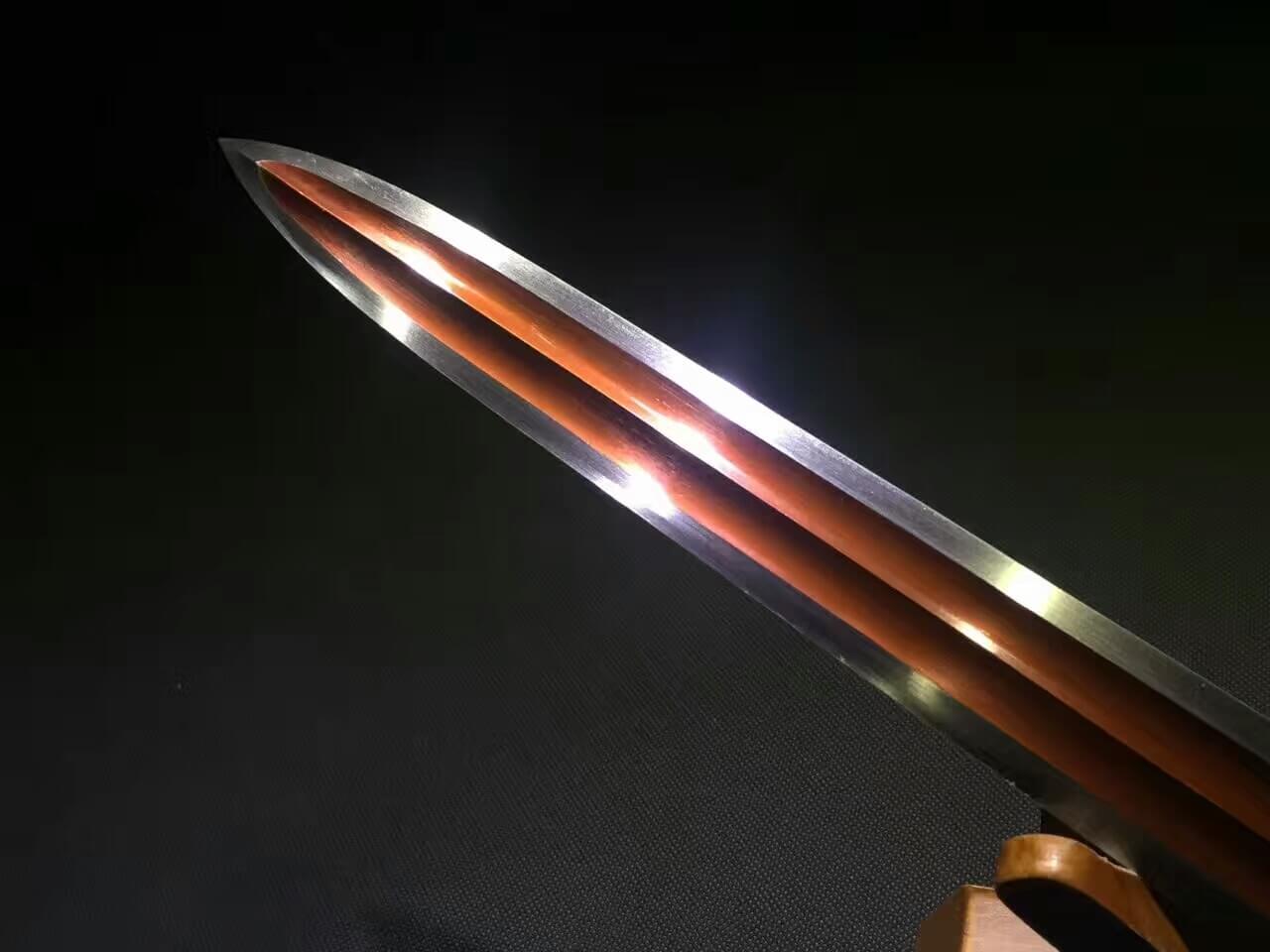 Zhaoyun jian,High manganese steel blade,Black scabbard,Alloy fittings - Chinese sword shop