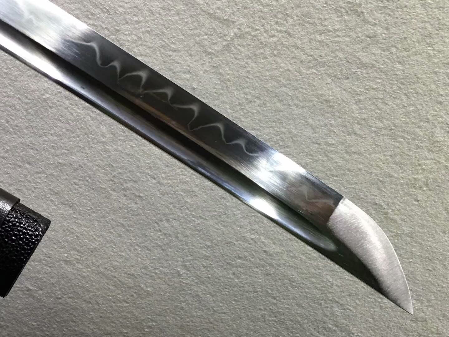 Nihontou katana,High carbon steel burn blade,Ski scabbard,Alloy tosog - Chinese sword shop