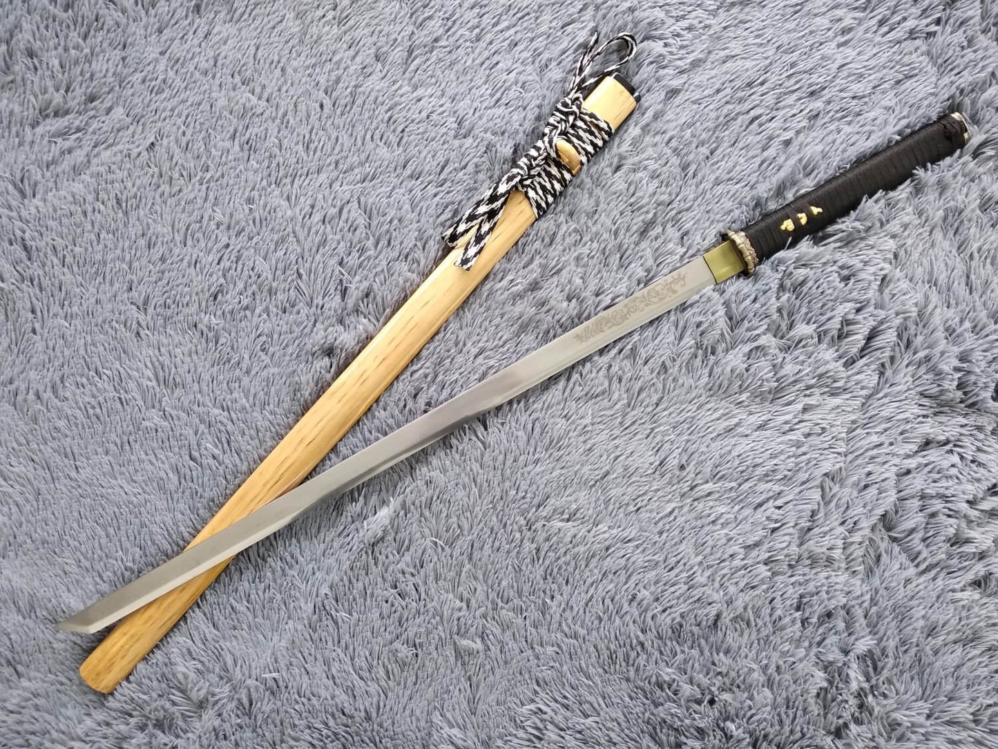 Tang dao,Ninja Sword,High manganese steel,Hardwood,Alloy - Chinese sword shop
