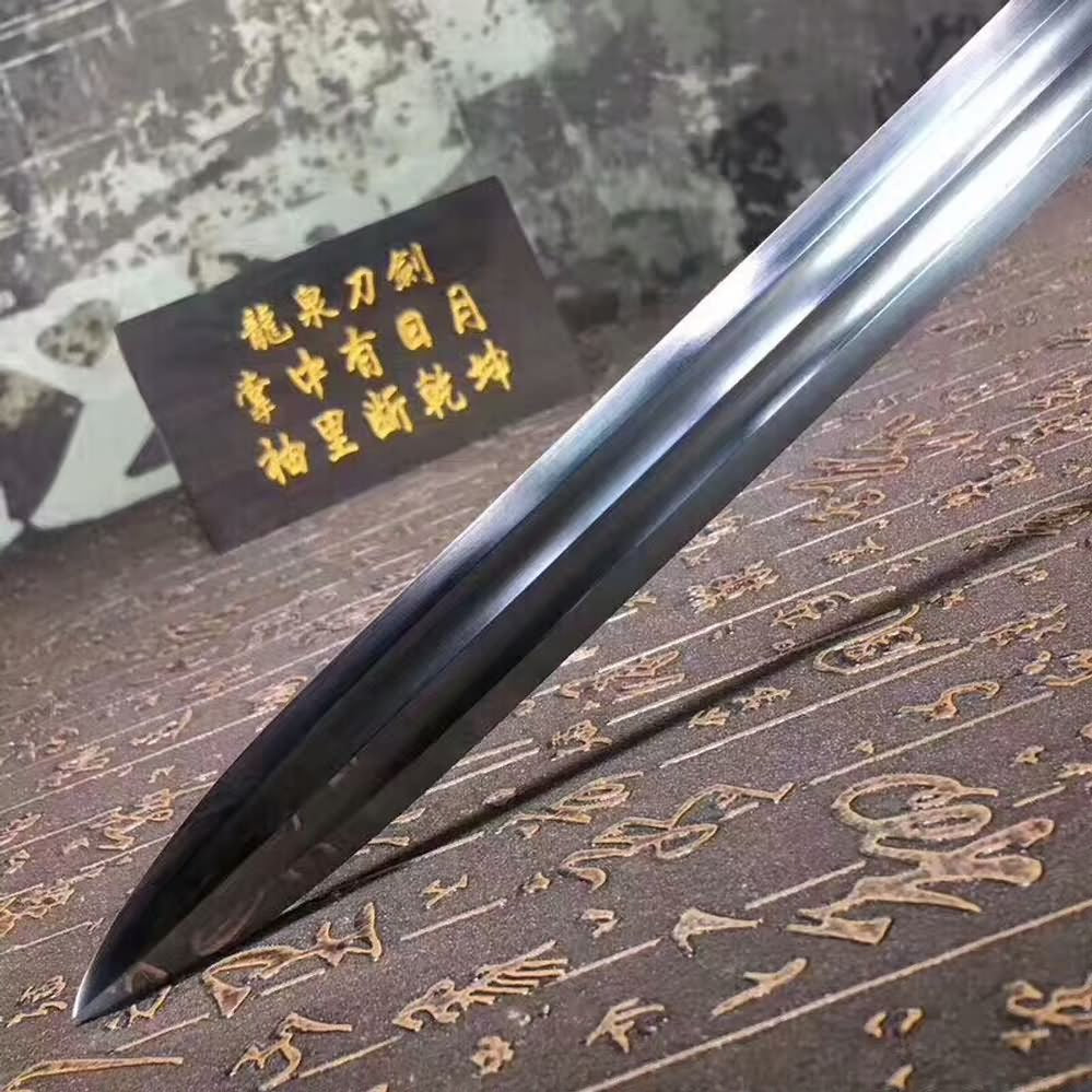 Jinlong sword,High manganese steel blade,Black scabbard,Alloy fittings - Chinese sword shop